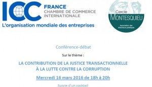 Conférence-débat sur la contribution de la justice transactionnelle à la lutte contre la corruption